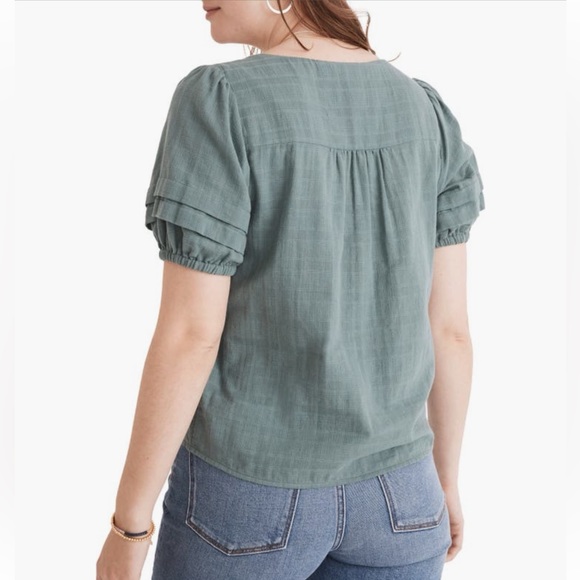 🔥3/$25 Madewell women’s Pembroke Cotton Top - Picture 4 of 10